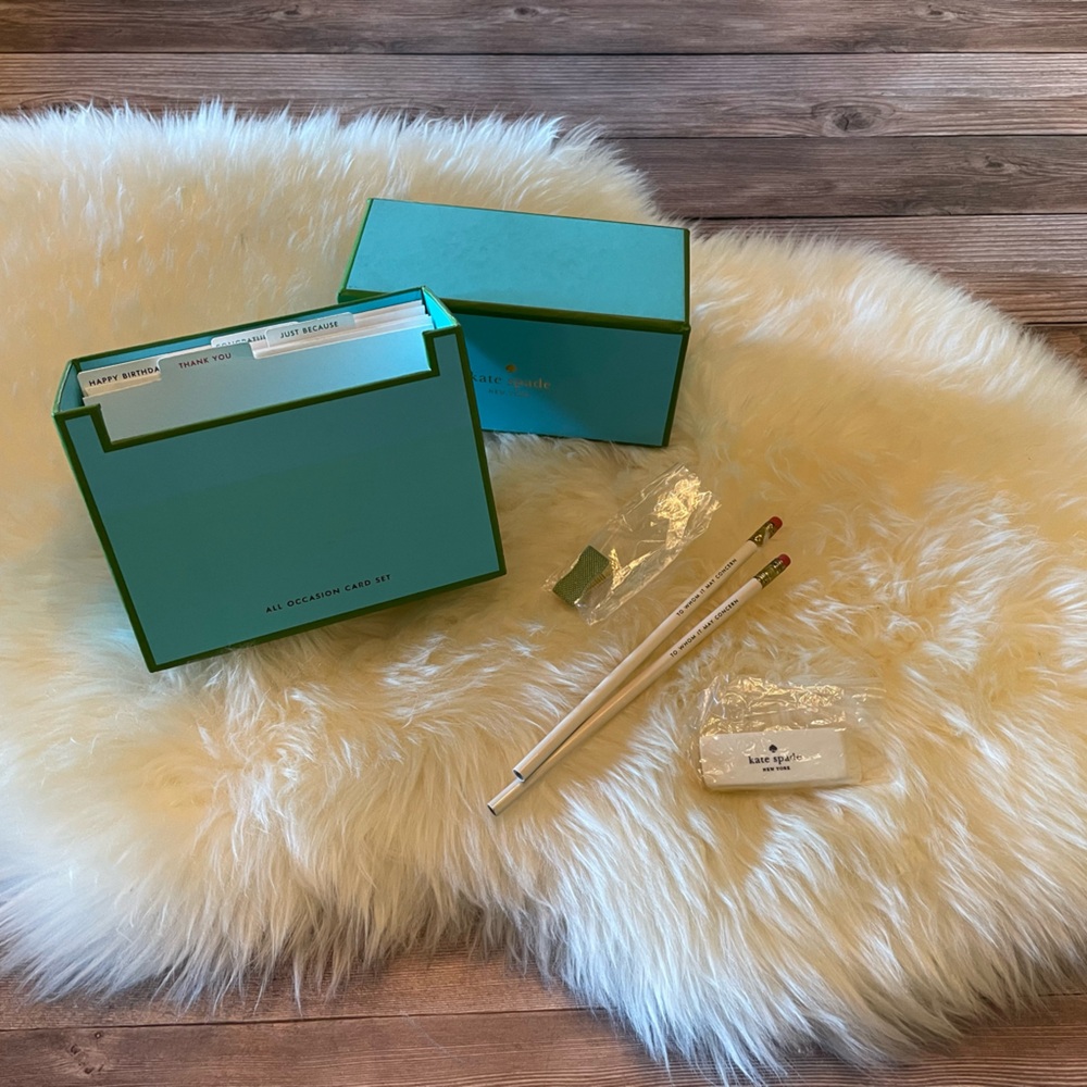 Kate Spade ♠️ Writing Accessories & Boxed Notecards
